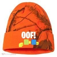 Oof! Blox Noob Funny Gamer Gift Kati Licensed 12" Camo Cuffed Beanie thumb 0