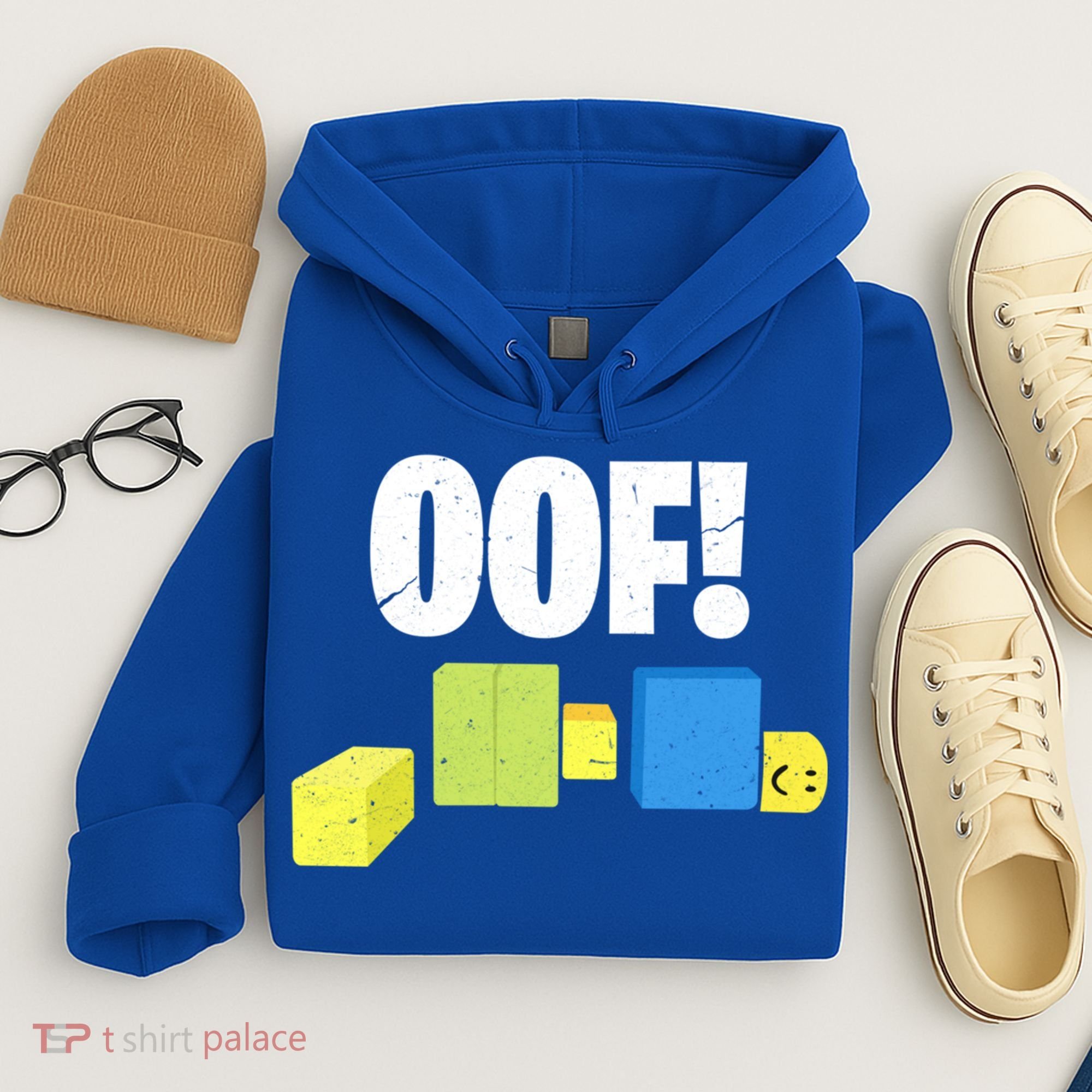 Oof! Blox Noob Funny Gamer Gift Hoodie