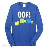 Oof! Blox Noob Funny Gamer Gift Long Sleeve Shirt thumb 0