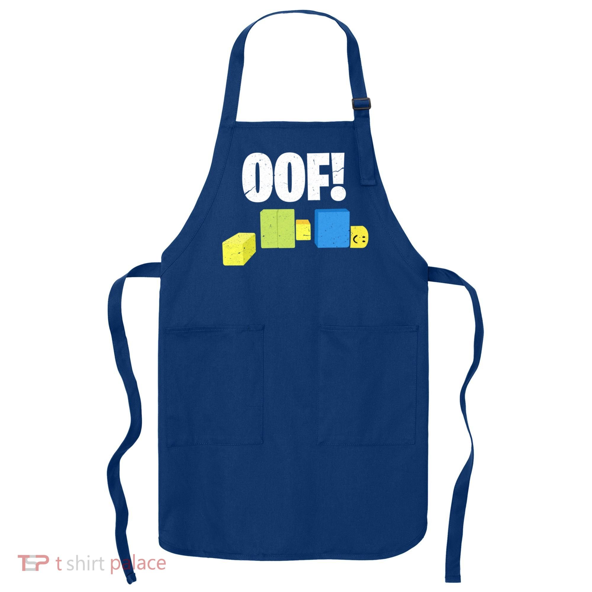 Oof! Blox Noob Funny Gamer Gift Apron