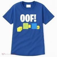 Oof! Blox Noob Funny Gamer Gift Tall T-Shirt thumb 0