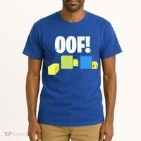 Oof! Blox Noob Funny Gamer Gift Tall T-Shirt thumb 2