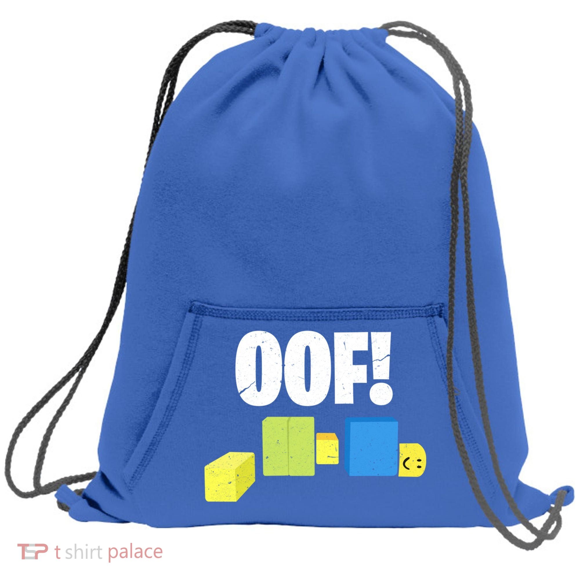 Oof! Blox Noob Funny Gamer Gift Sweatshirt Cinch Pack Bag
