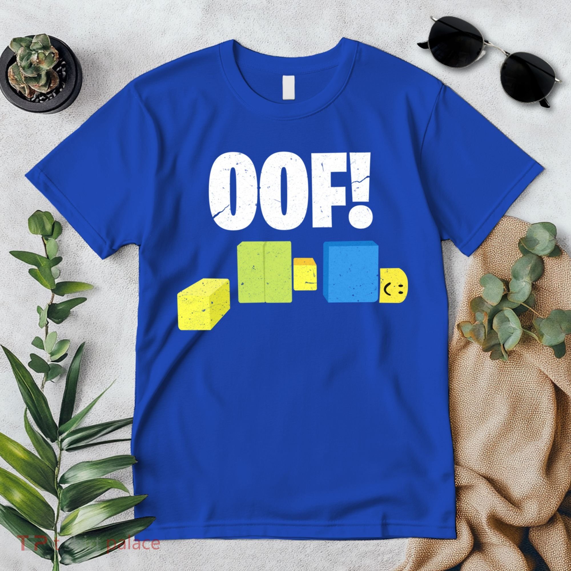 Oof! Blox Noob Funny Gamer Gift Premium T-Shirt