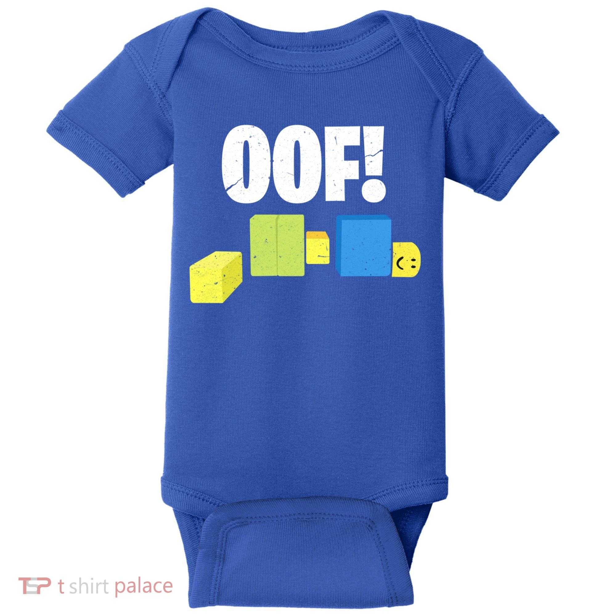 Oof! Blox Noob Funny Gamer Gift Baby Bodysuit