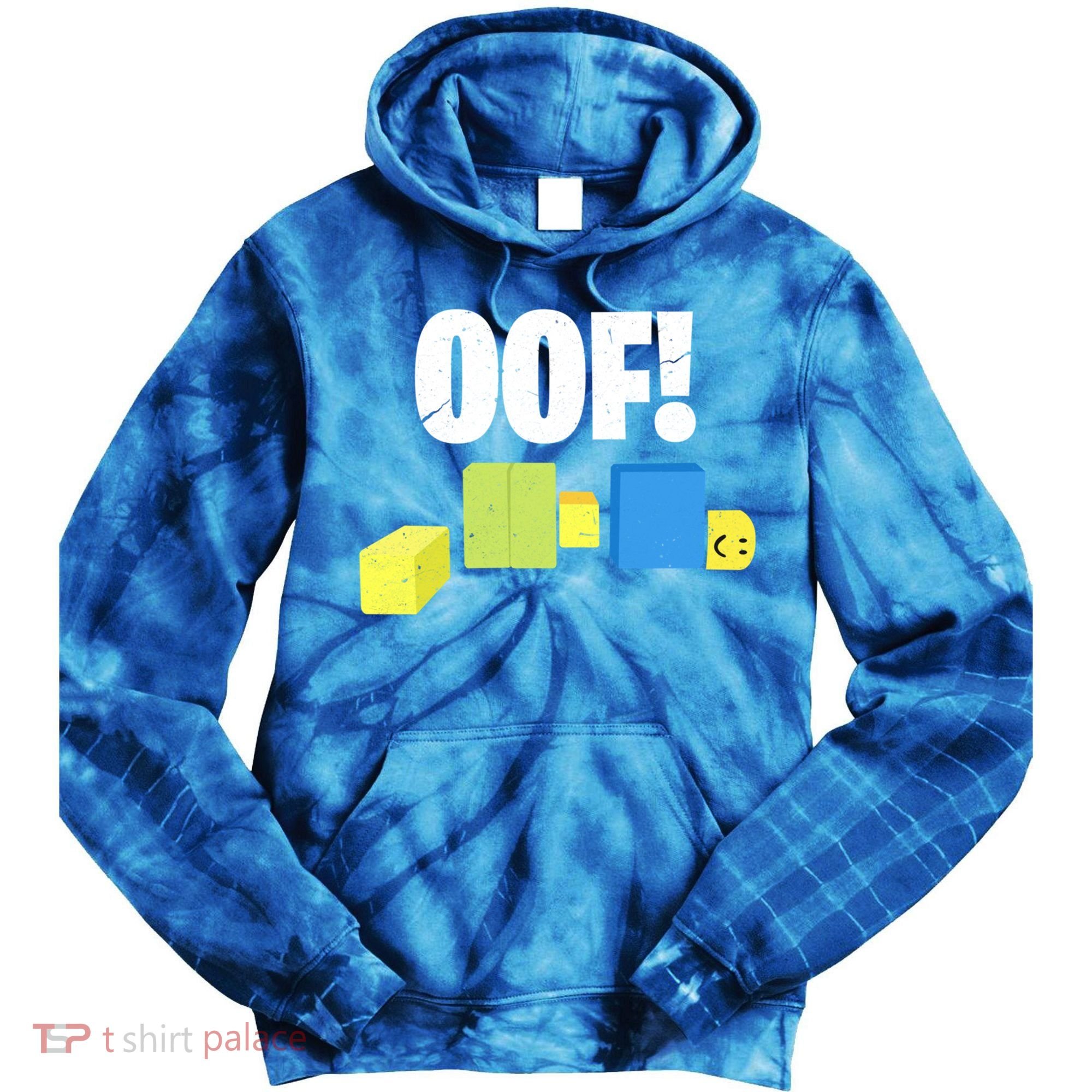 Oof! Blox Noob Funny Gamer Gift Tie Dye Hoodie