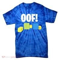 Oof! Blox Noob Funny Gamer Gift Tie-Dye T-Shirt thumb 0