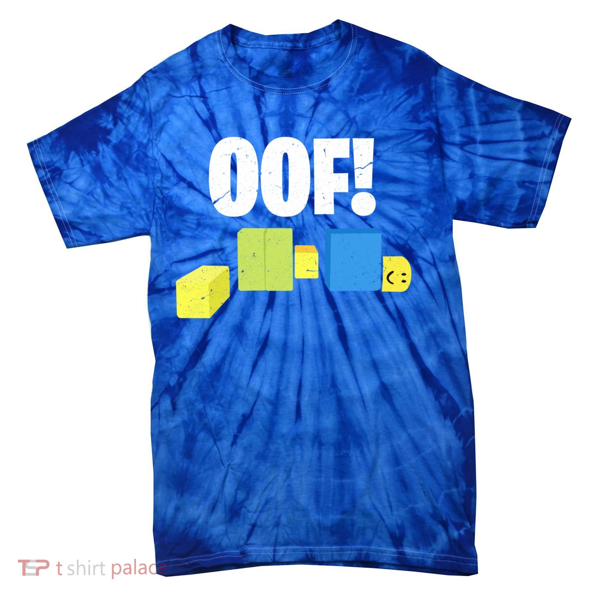 Oof! Blox Noob Funny Gamer Gift Tie-Dye T-Shirt
