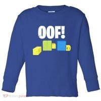 Oof! Blox Noob Funny Gamer Gift Toddler Long Sleeve Shirt thumb 0