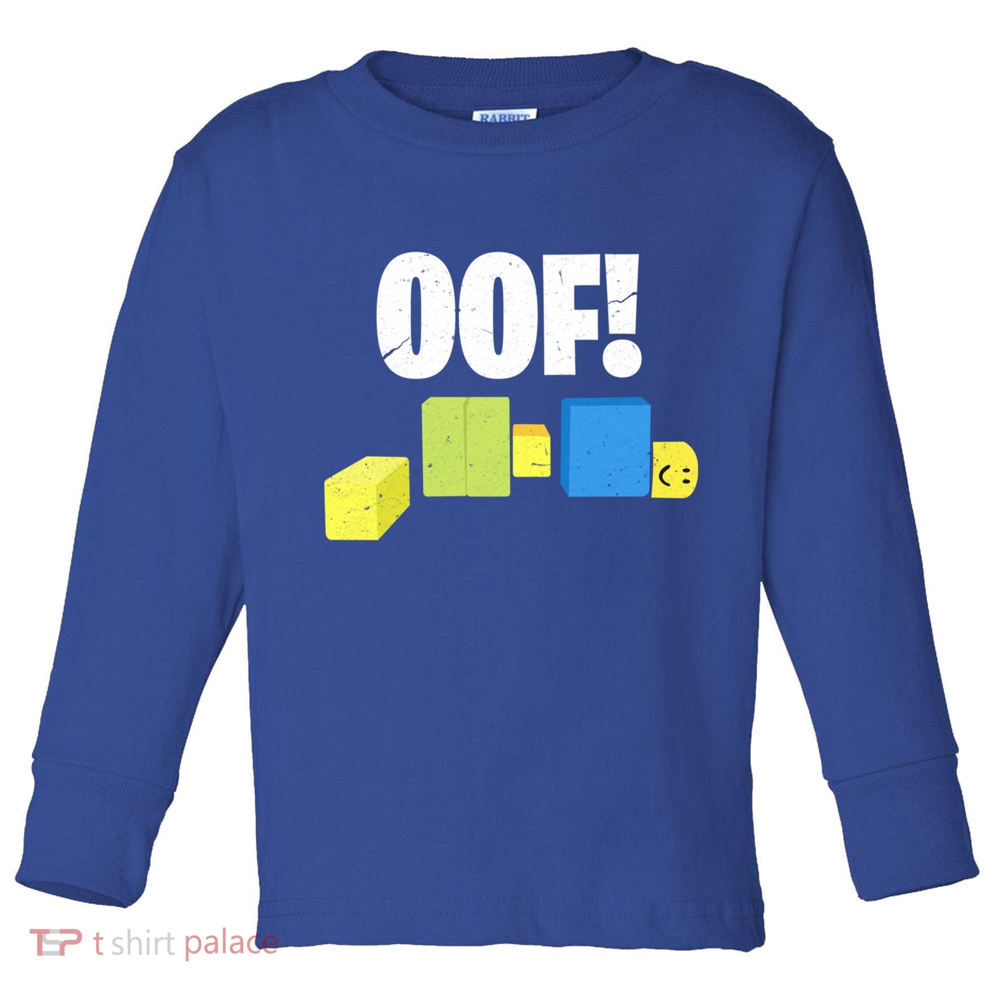 Oof! Blox Noob Funny Gamer Gift Toddler Long Sleeve Shirt