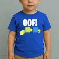 Oof! Blox Noob Funny Gamer Gift Toddler T-Shirt thumb 2