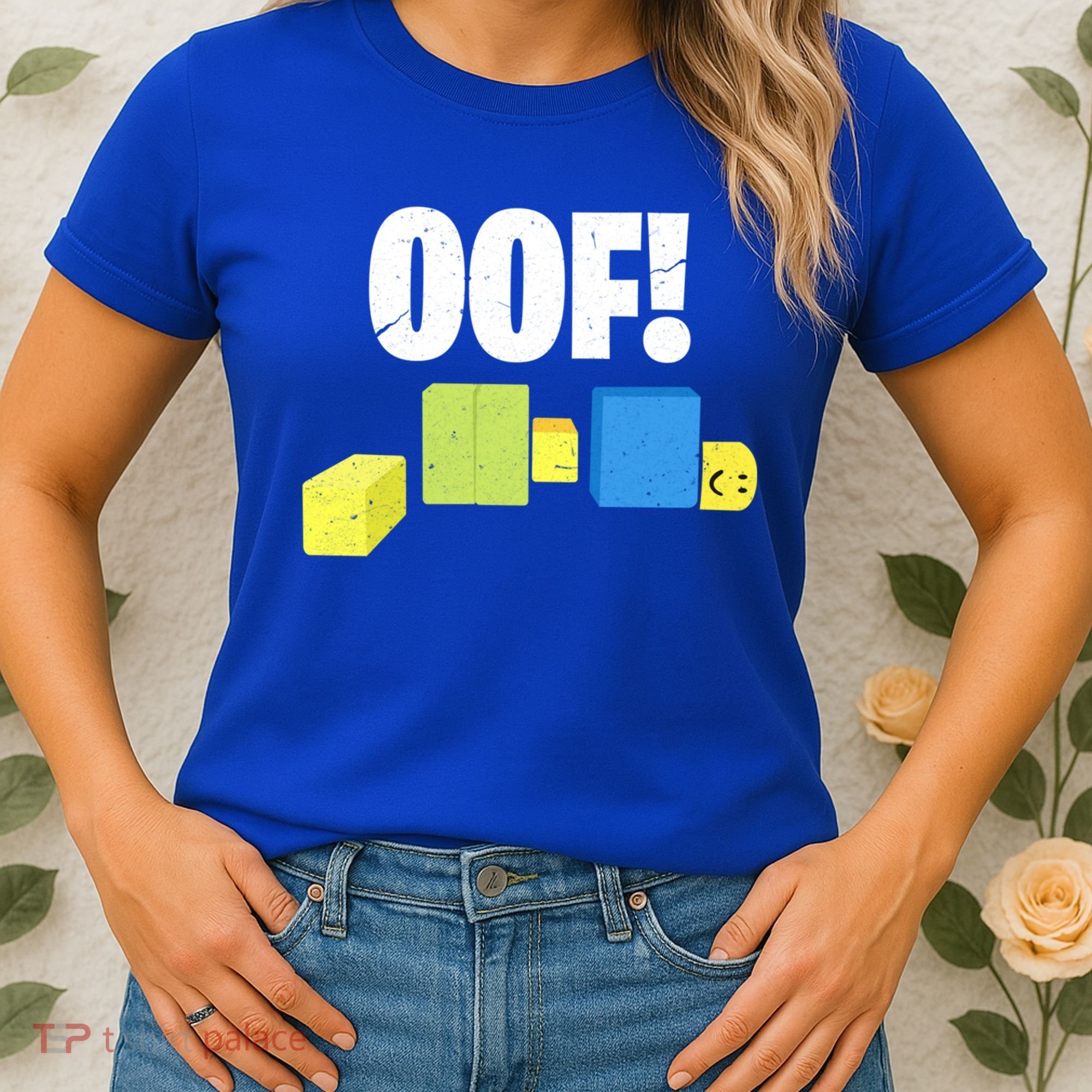 Oof! Blox Noob Funny Gamer Gift Women's T-Shirt