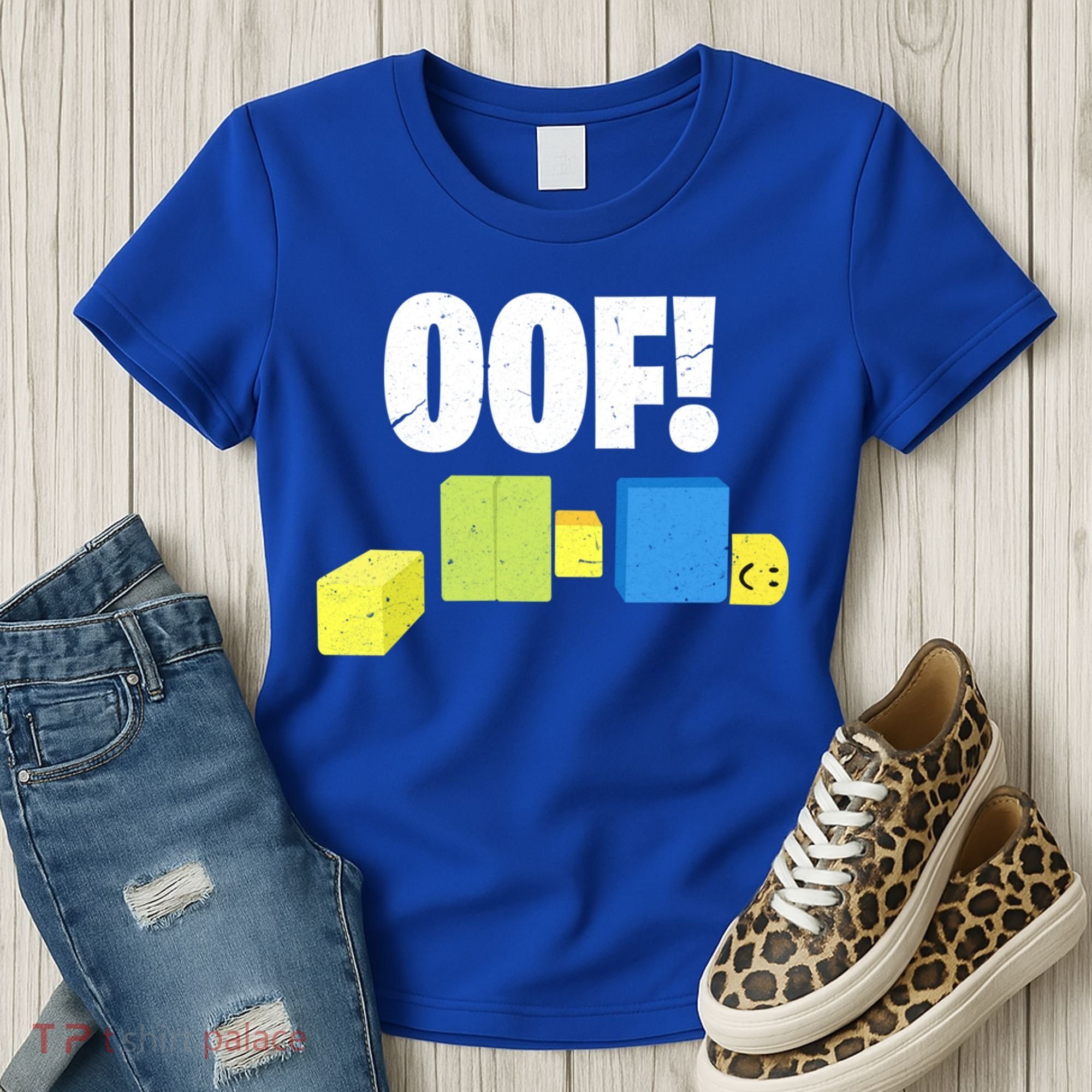 Oof! Blox Noob Funny Gamer Gift Women's T-Shirt