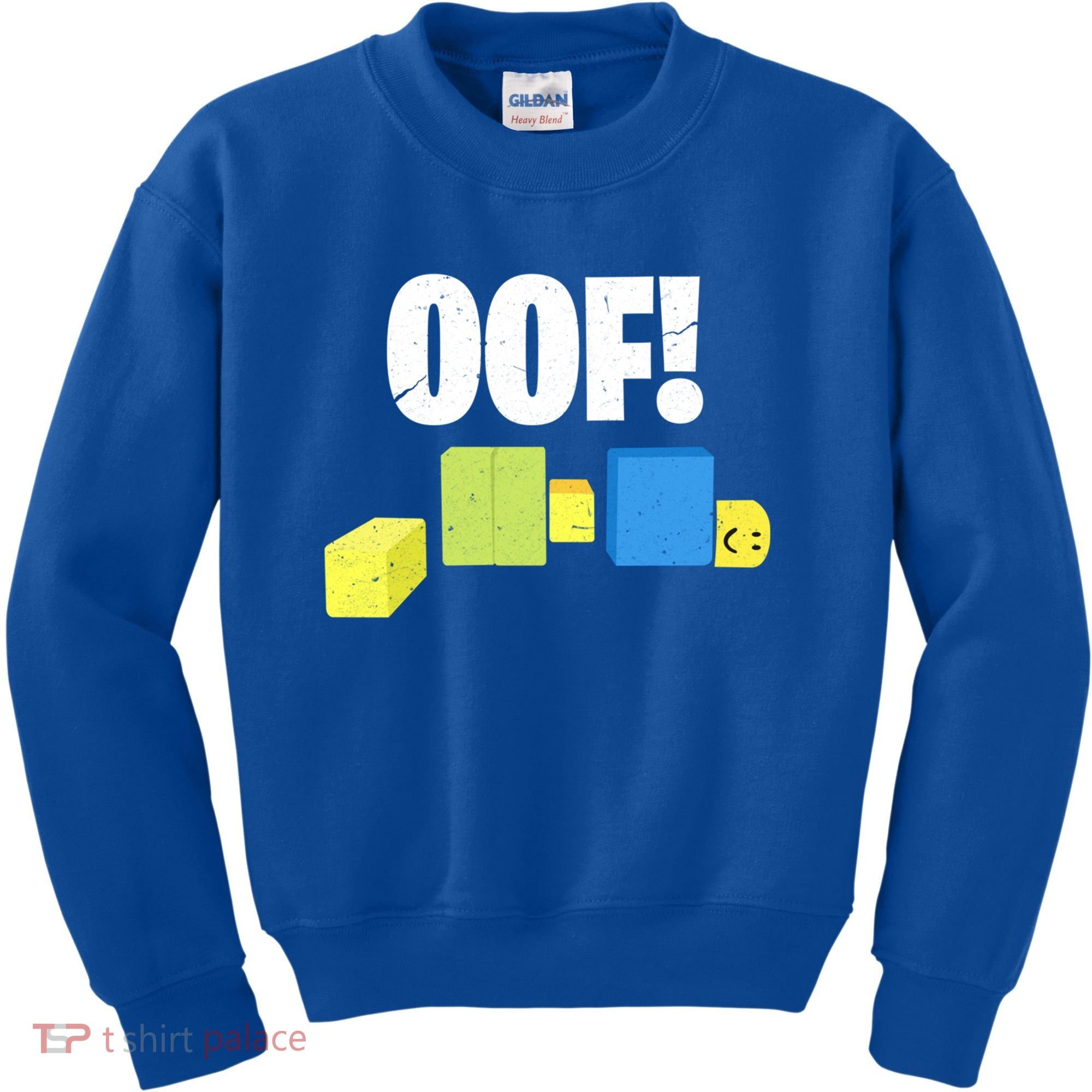 Oof! Blox Noob Funny Gamer Gift Kids Sweatshirt