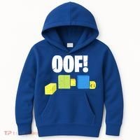 Oof! Blox Noob Funny Gamer Gift Kids Hoodie thumb 0