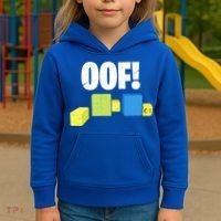 Oof! Blox Noob Funny Gamer Gift Kids Hoodie thumb 3