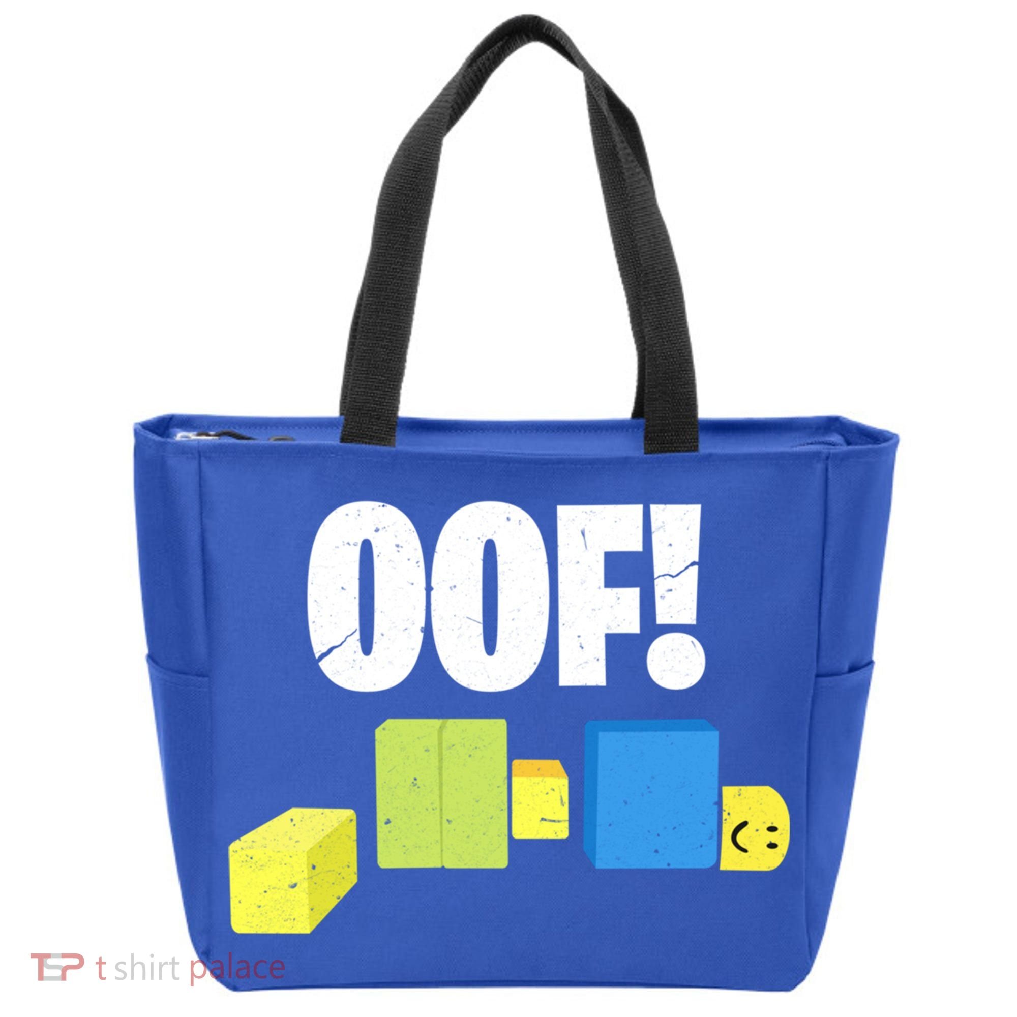 Oof! Blox Noob Funny Gamer Gift Tote Bag