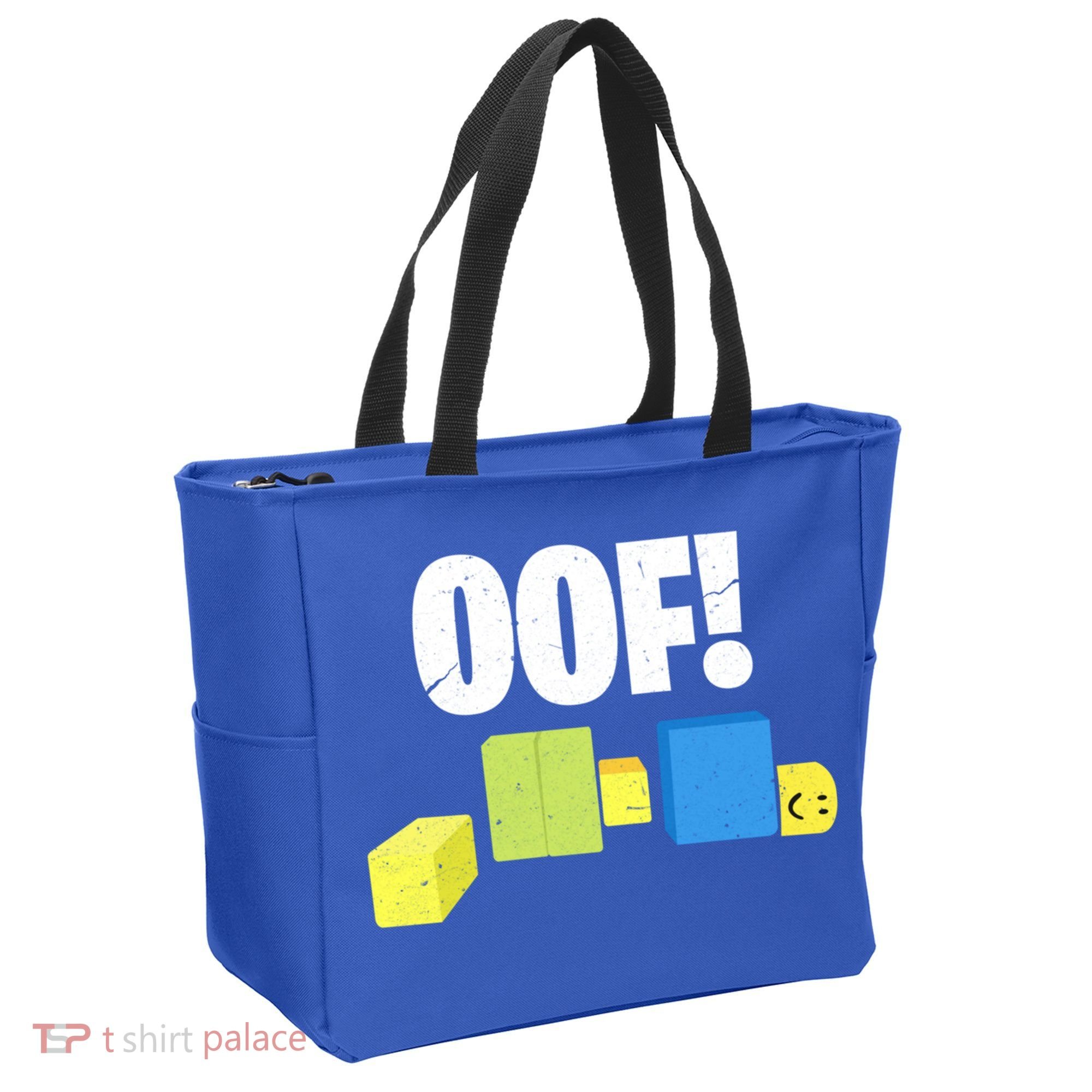 Oof! Blox Noob Funny Gamer Gift Tote Bag