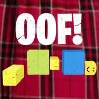 Oof! Blox Noob Funny Gamer Gift Men's Flannel Plaid Pajama Pants thumb 2
