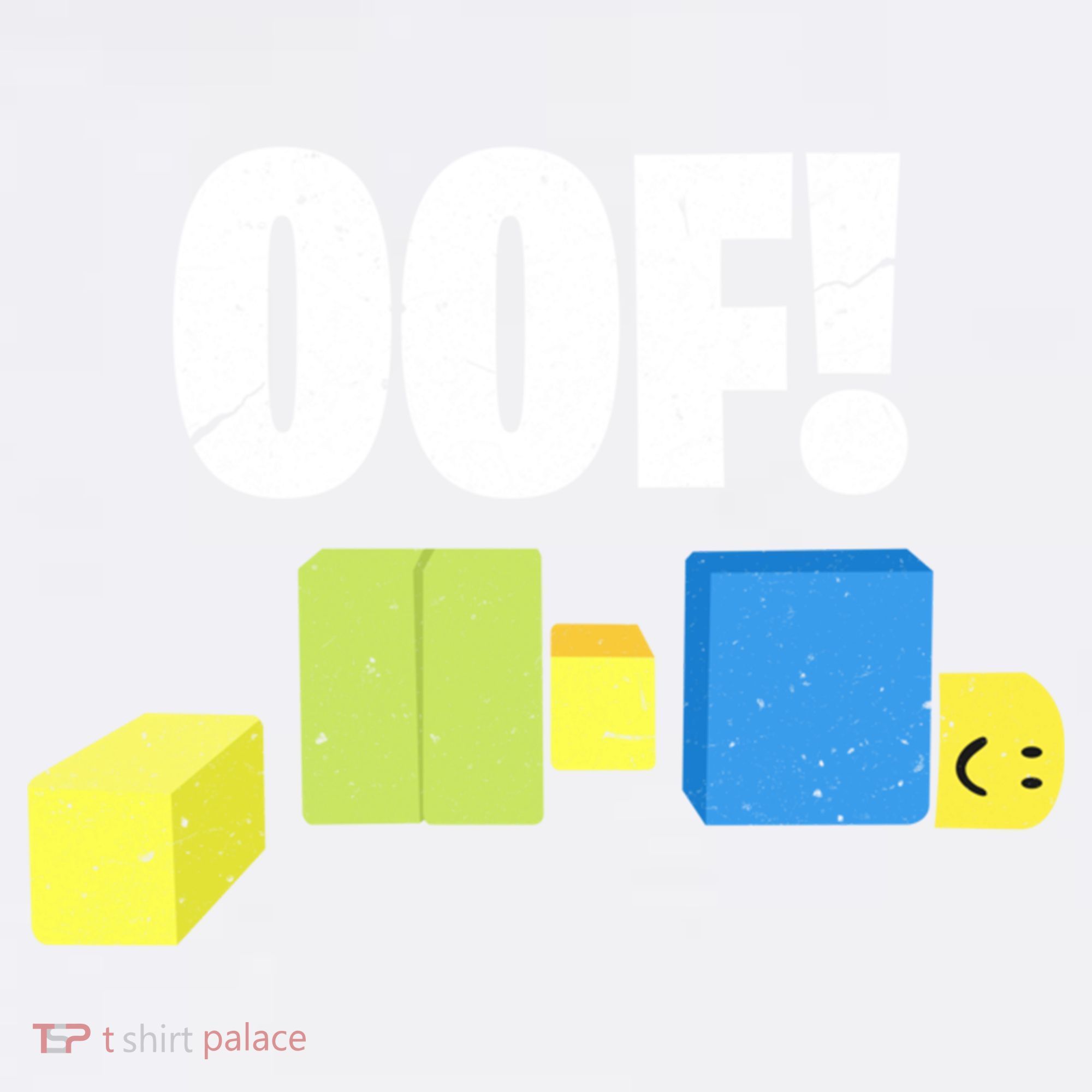 Oof! Blox Noob Funny Gamer Gift Comfort Colors Garment-Dyed Hooded Sweatshirt