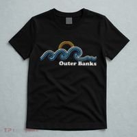 Outer Banks North Carolina Sufing Waves Sunset Beach Vintage T-Shirt thumb 5