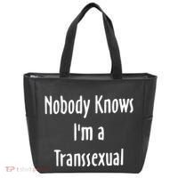 Onika Burgers Nobody Knows IM Transsexual Tote Bag thumb 0