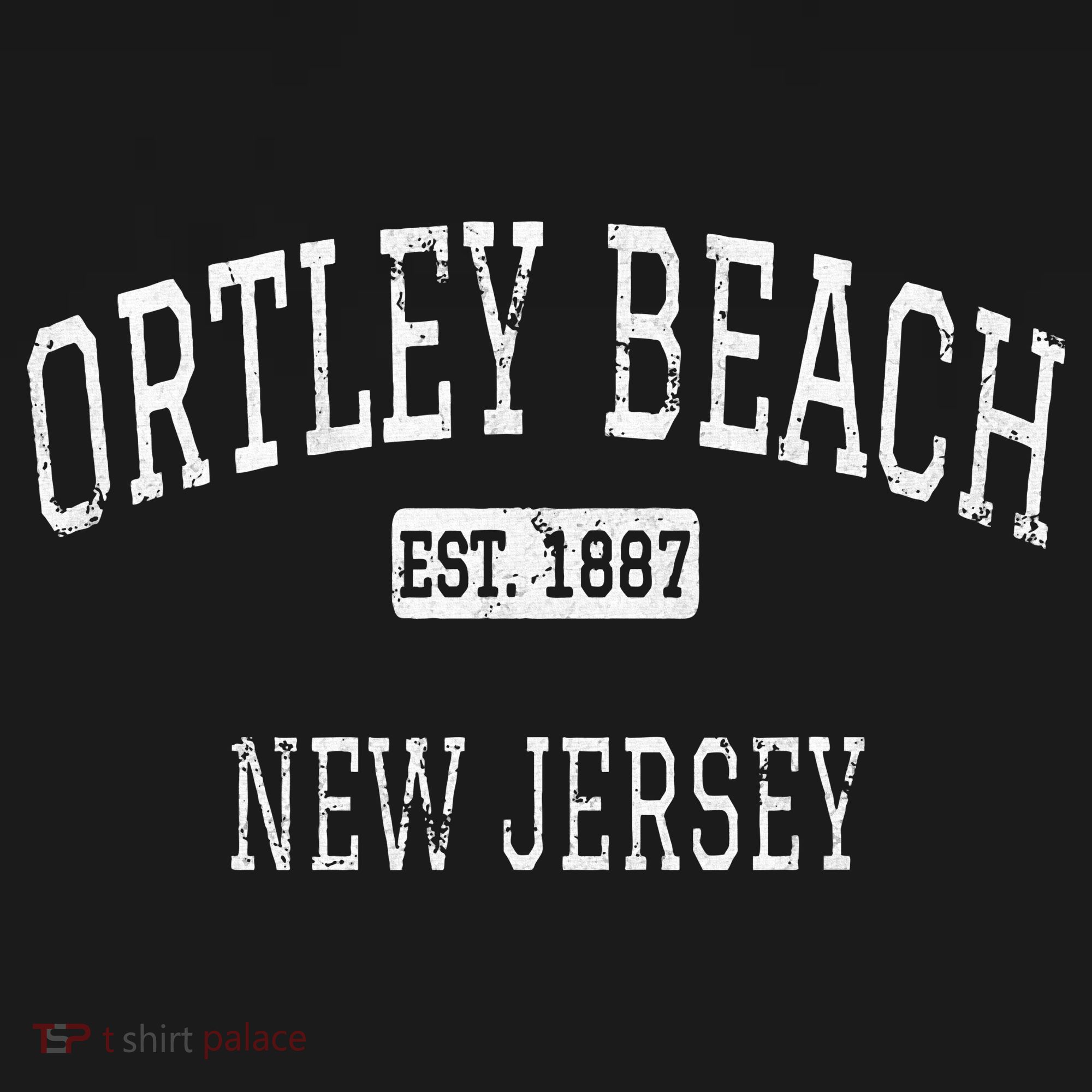 Ortley Beach New Jersey Nj Vintage T-Shirt