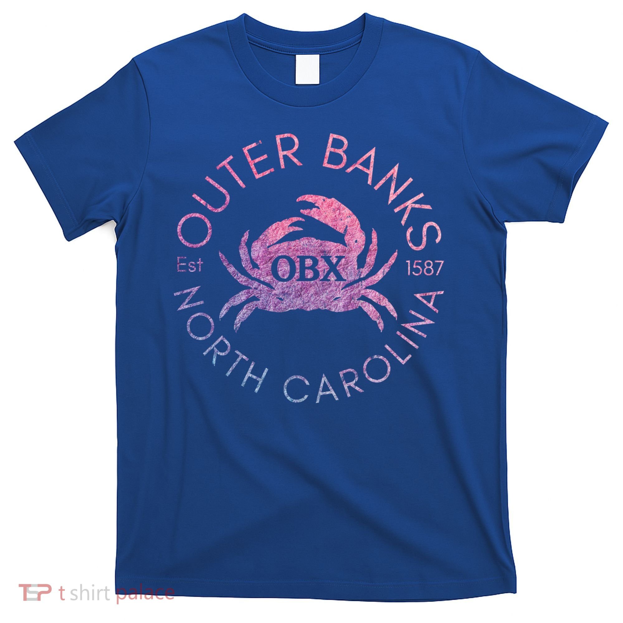 Outer Banks North Carolina Obx Crab Beach Summer Vintage Gift T-Shirt