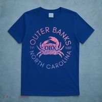 Outer Banks North Carolina Obx Crab Beach Summer Vintage Gift T-Shirt thumb 5