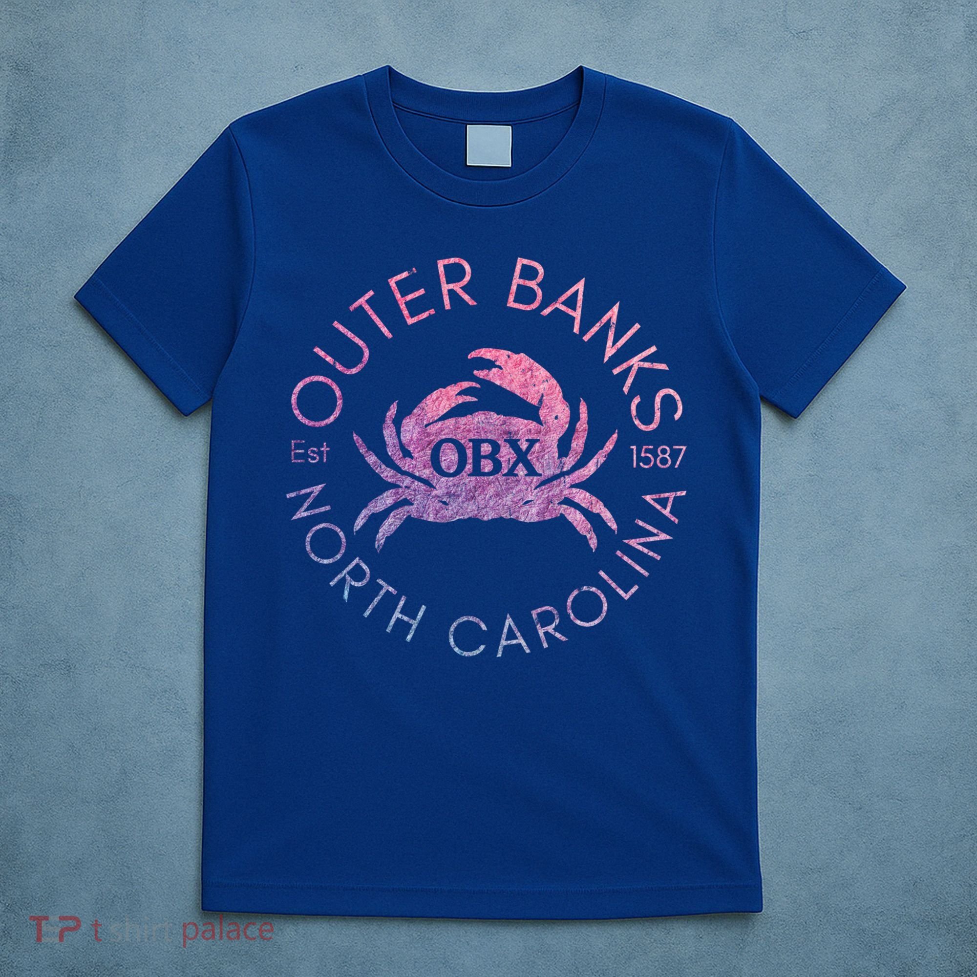 Outer Banks North Carolina Obx Crab Beach Summer Vintage Gift T-Shirt