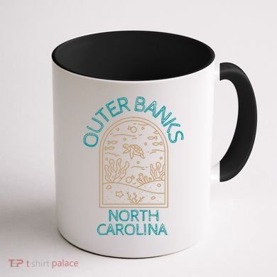 Outer Banks North Carolina NC Beach Coffee Mug back