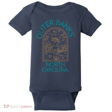 Outer Banks North Carolina NC Beach Baby Bodysuit