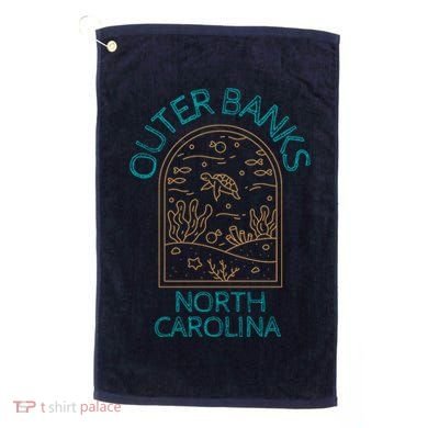 Outer Banks North Carolina NC Beach Golf Towel