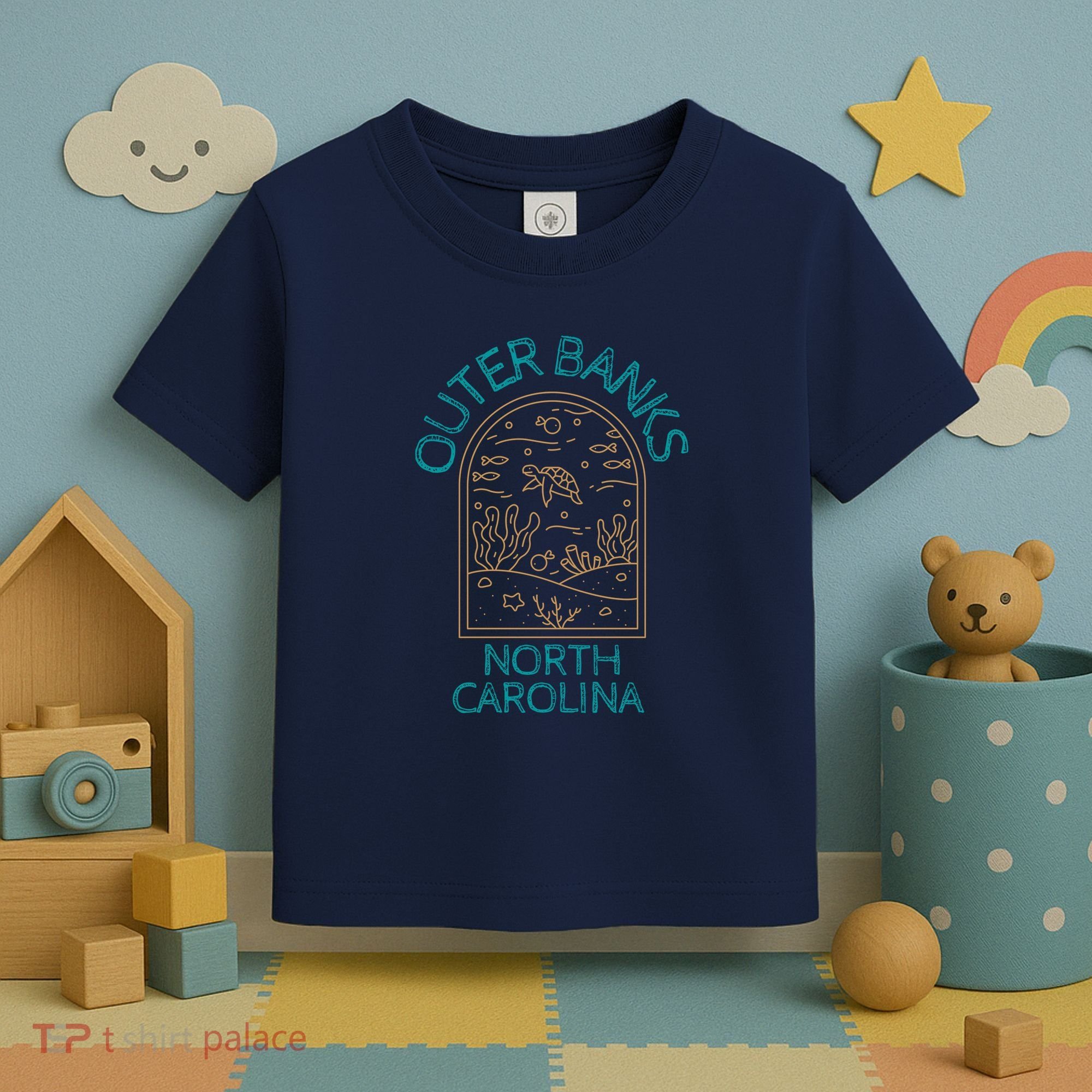 Outer Banks North Carolina NC Beach Toddler T-Shirt