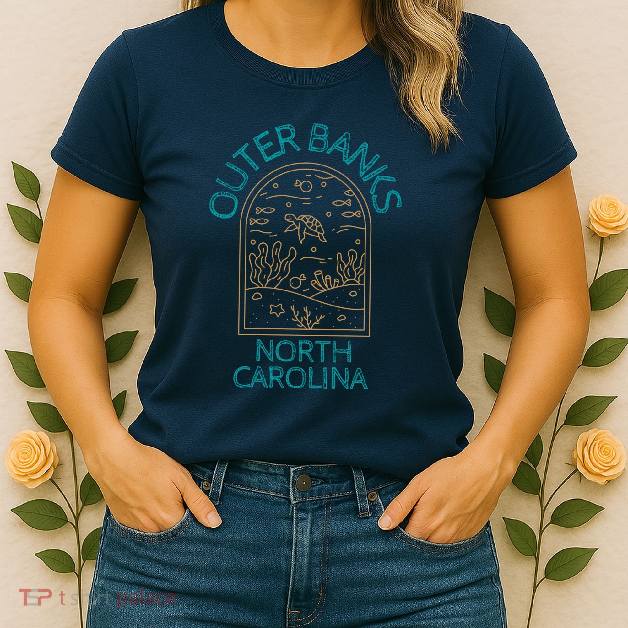 Outer Banks North Carolina NC Beach Women's T-Shirt