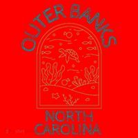 Outer Banks North Carolina NC Beach Santa Hat thumb 1