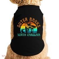 Outer Banks North Carolina Surf Beach Surfer OBX NC Doggie Tank thumb 0