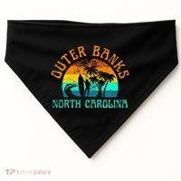 Outer Banks North Carolina Surf Beach Surfer OBX NC USA-Made Doggie Bandana thumb 0