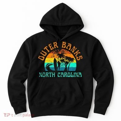 Outer Banks North Carolina Surf Beach Surfer OBX NC Hoodie