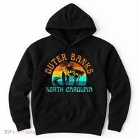 Outer Banks North Carolina Surf Beach Surfer OBX NC Hoodie thumb 0