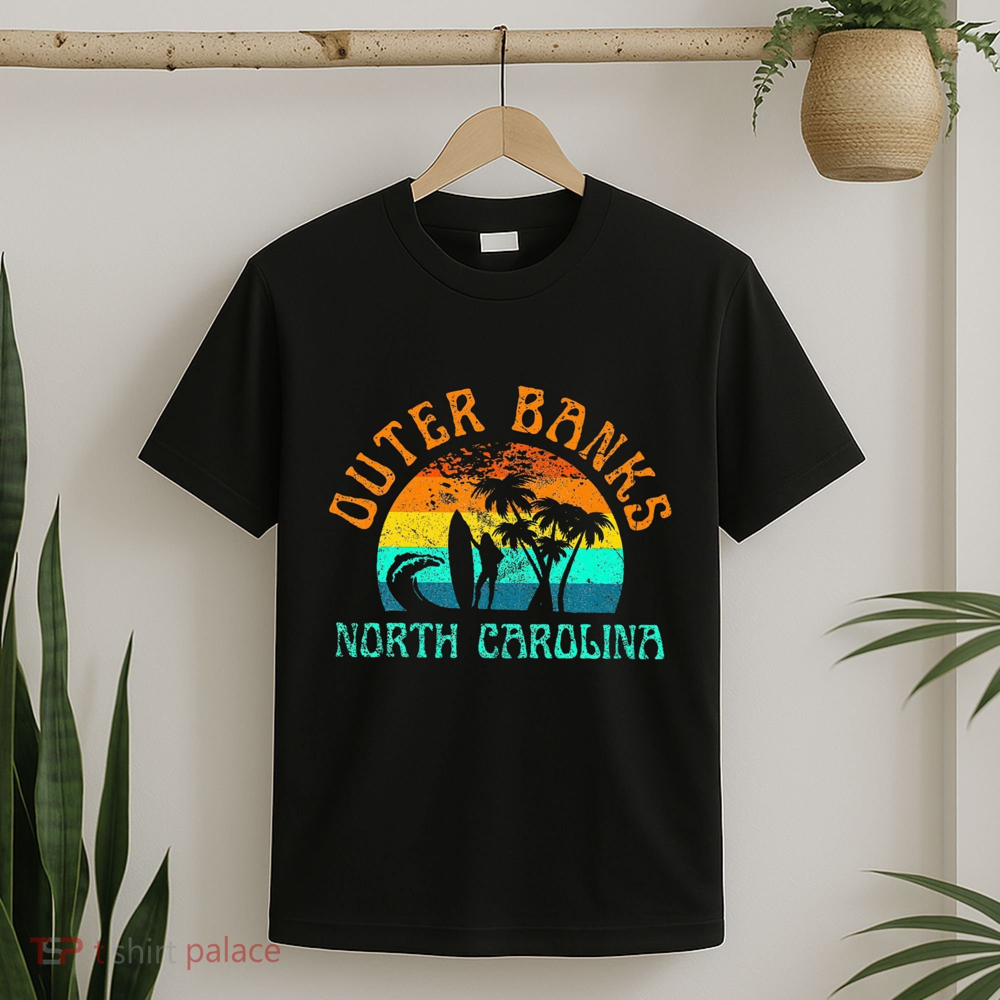 Outer Banks North Carolina Surf Beach Surfer OBX NC T-Shirt