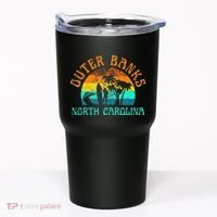 Outer Banks North Carolina Surf Beach Surfer OBX NC Tumbler thumb 0