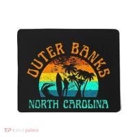 Outer Banks North Carolina Surf Beach Surfer OBX NC Mousepad thumb 0