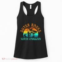 Outer Banks North Carolina Surf Beach Surfer OBX NC Women's Tank Top thumb 0