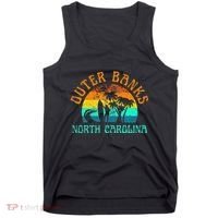 Outer Banks North Carolina Surf Beach Surfer OBX NC Tank Top thumb 0