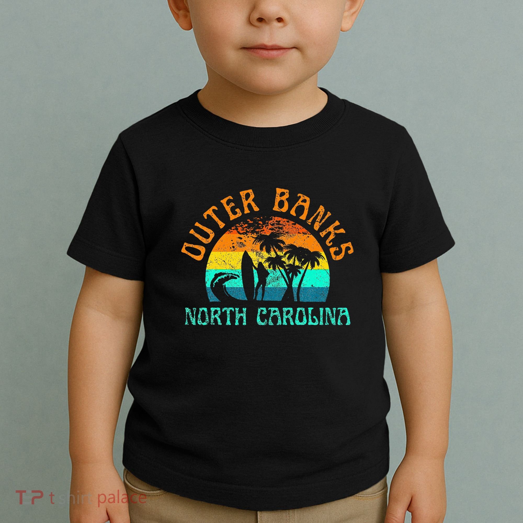 Outer Banks North Carolina Surf Beach Surfer OBX NC Toddler T-Shirt