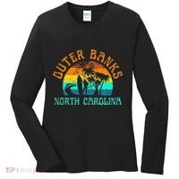 Outer Banks North Carolina Surf Beach Surfer OBX NC Women's Long Sleeve Shirt thumb 0