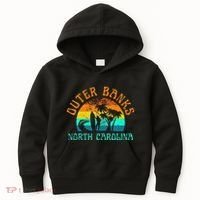 Outer Banks North Carolina Surf Beach Surfer OBX NC Kids Hoodie thumb 0