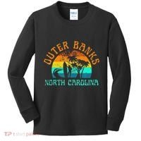 Outer Banks North Carolina Surf Beach Surfer OBX NC Kids Long Sleeve Shirt thumb 0