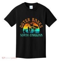 Outer Banks North Carolina Surf Beach Surfer OBX NC Kids T-Shirt thumb 0